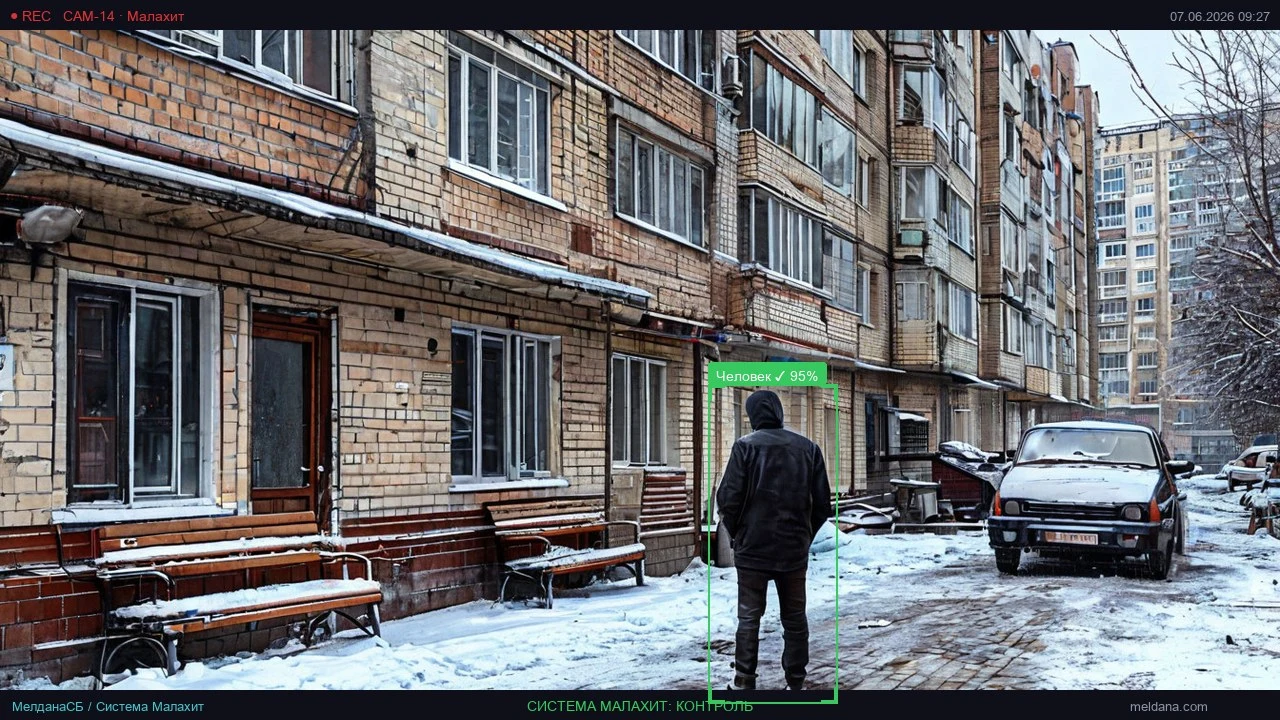 Детекция вывоза мусора с помощью видеоаналитики Малахит