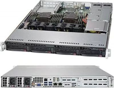 Корпус SuperMicro CSE-815TQC-605CB 1U 
