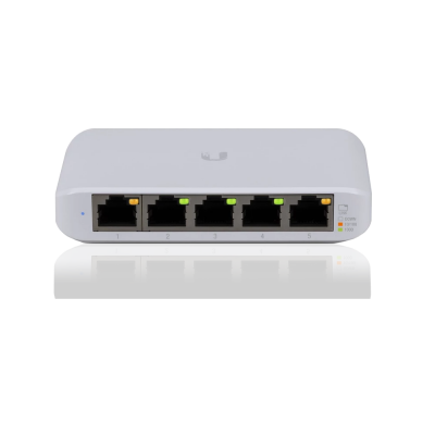 Коммутатор, 5-Port Gigabit Ethernet, 802.3af/at PoE или 5V, 1A USB-C power adapter. 